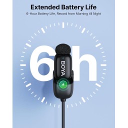 ميكروفون لاسلكي بويا ميني 16 بمنفذ لايتنينغ BOYA Mini 16 Wireless Microphone for Lightning