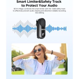 ميكروفون لاسلكي بويا ماجيك 03 قابل للتحويل ومدعوم بالذكاء الاصطناعي BOYA Magic-03 AI-Powered Transformable Wireless Microphone