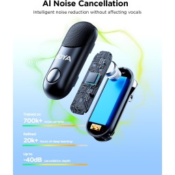 ميكروفون لاسلكي بويا ماجيك 03 قابل للتحويل ومدعوم بالذكاء الاصطناعي BOYA Magic-03 AI-Powered Transformable Wireless Microphone