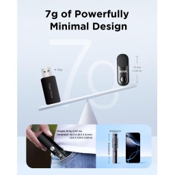 ميكروفون لاسلكي بويا ماجيك 03 قابل للتحويل ومدعوم بالذكاء الاصطناعي BOYA Magic-03 AI-Powered Transformable Wireless Microphone