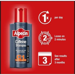 شامبو ألبيسين بالكافيين C1 لتقوية الشعر Alpecin Caffeine Shampoo C1 for Hair Growth