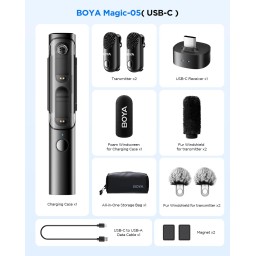 ميكروفون لاسلكي بويا ماجيك 05 BOYA Magic-05 Wireless Microphone