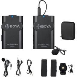 ميكروفون لاسلكي بويا BY-WM4 PRO-K1 BOYA BY-WM4 PRO-K1 Wireless Lavalier Microphone