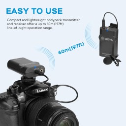 ميكروفون لاسلكي بويا BY-WM4 PRO-K1 BOYA BY-WM4 PRO-K1 Wireless Lavalier Microphone