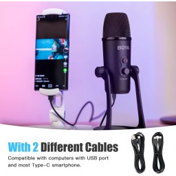 ميكروفون بويا PM700 USB احترافي BOYA PM700 USB Condenser Microphone