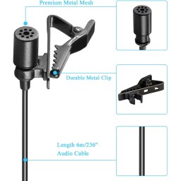 ميكروفون لافاليير سلكي بويا M1 BOYA BY-M1 Lavalier Microphone