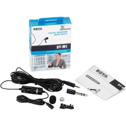 ميكروفون لافاليير سلكي بويا M1 BOYA BY-M1 Lavalier Microphone