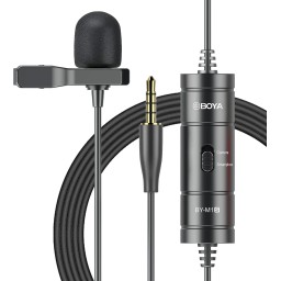 ميكروفون لافاليير سلكي بويا BY-M1S BOYA BY-M1S Universal Lavalier Microphone