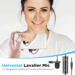 ميكروفون لافاليير سلكي بويا BY-M1S BOYA BY-M1S Universal Lavalier Microphone