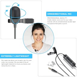 ميكروفون لافاليير سلكي بويا BY-M1S BOYA BY-M1S Universal Lavalier Microphone
