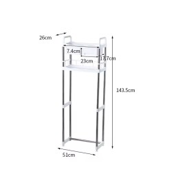 ستاند تخزين منضفات غربي Western-Style Cleaning Supplies Storage Rack