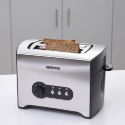 محمصة خبز جيباس 2 شريحة 900 واط GBT6152 Geepas Electric 2-Slice Bread Toaster 900W GBT6152