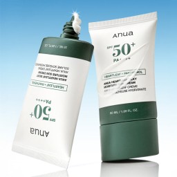 واقي شمس ومرطب أنوا هارتليف Anua Heartleaf Silky Moisture Sunscreen