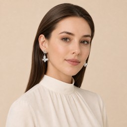 تراجي ( اقراط ) من الفضة الايطاليه Women’s Earrings Made of Italian 925 Sterling Silver