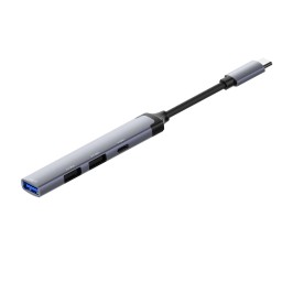 موزع LDNIO DS-34U USB-C ‏4 في 1 مع منفذ USB 3.0 و3 منافذ USB 2.0 LDNIO DS-34U 4-in-1 USB-C Docking Station – 1× USB 3.0 + 3× USB 2.0
