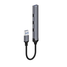 موزع LDNIO DS-74U متعدد المنافذ مع USB 3.0 وUSB-C لنقل البيانات بسرعة عالية LDNIO DS-74U Multiport USB Hub – USB 3.0 & USB-C, 5Gbps