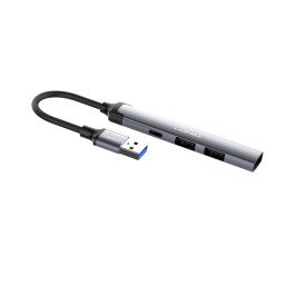 موزع LDNIO DS-44C ‏4 في 1 مع منفذ USB 3.0 و3 منافذ USB 2.0 LDNIO DS-44C 4-in-1 USB Hub – 1× USB 3.0 + 3× USB 2.0