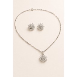 هاف ست نسائي من الفضة الايطاليه Women’s Italian Sterling Silver Half Set925