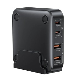 محطة شحن مكتبية UNITEK GaN III بقدرة 70 واط مع 4 منافذ USB UNITEK 70W Desktop GaN Charging Station – P1228A
