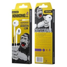 سماعة أذن Wekome YB03 Earphones 3.5mm 1.2m headphones