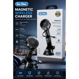 شاحن موبايل مغناطيسي  ١٥ واط Magnetic Wireless Car Charger - 15W