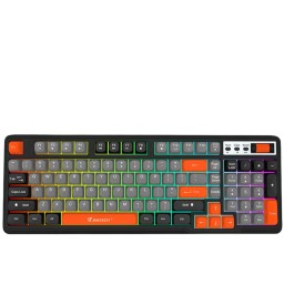 كيبورد ألعاب JERTECH Phantom DK700 بإضاءة Rainbow – أسود JERTECH Phantom DK700 Rainbow Backlit Gaming Keyboard – Black