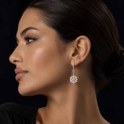 أقراط سنوفليك Snowflake Earrings