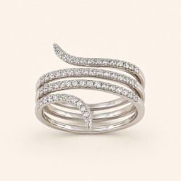 خاتم نسائي من الفضة الايطاليه925 Women’s Italian 925 Sterling Silver Ring