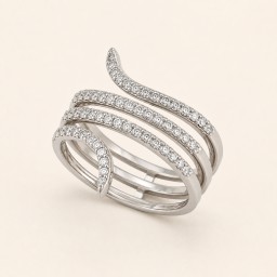 خاتم نسائي من الفضة الايطاليه925 Women’s Italian 925 Sterling Silver Ring
