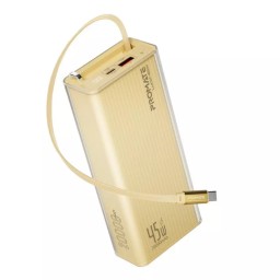 بنك طاقة بروميت بسعة 20000 مللي أمبير مع شحن سريع USB-C PD بقوة 45 واط، Promate 20000mAh Power Bank with 45W USB-C PD Fast Charging,