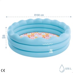 مسبح نفخ متموج wavey edge pool