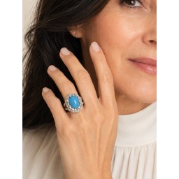 خاتم نسائي من الفضة الايطاليه 925 Women’s Ring in Italian 925 Sterling Silver.