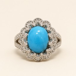 خاتم نسائي من الفضة الايطاليه 925 Women’s Ring in Italian 925 Sterling Silver.
