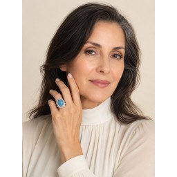 خاتم نسائي من الفضة الايطاليه 925 Women’s Ring in Italian 925 Sterling Silver.