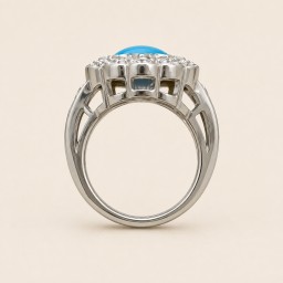 خاتم نسائي من الفضة الايطاليه 925 Women’s Ring in Italian 925 Sterling Silver.