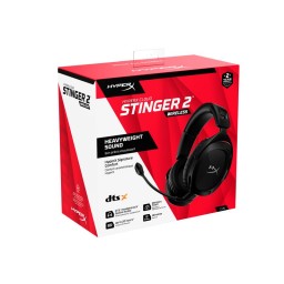 سماعة ألعاب لاسلكية HyperX Cloud Stinger 2 Wireless – DTS Headphone:X – أسود HyperX Cloud Stinger 2 Wireless Gaming Headset – DTS Headphone:X Spatial Audio – Black