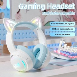 سماعة رأس أونيكوما B30 بتقنية البلوتوث (يونيكورن وردي) headphones