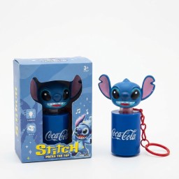 ميدالية مفاتيح "ستيتش" (ديزني) المضيئة والموسيقية - ضغطة كيبورد للراحة Disney Stitch Luminous Musical Keychain - Press the Top