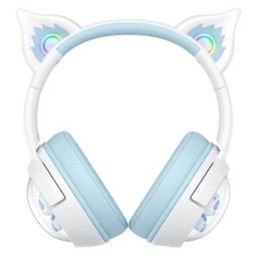 سماعة رأس أونيكوما B5 BT-2.4G-AUX (أزرق_ابيض) headphones