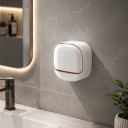 حامل صابون جداري بدون حفر Wall Mounted Soap Dish – No Drilling