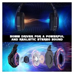 سماعة الألعاب Onikuma K10 Pro RGB headphones