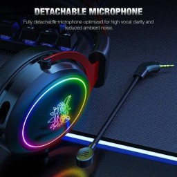 سماعة رأس أونيكوما X10 [USB+3.5mm] (أسود) headphones