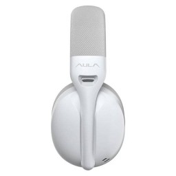 سماعة رأس لاسلكية Aula S6 [بلوتوث] (بيضاء) headphones