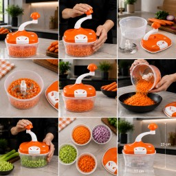 قطّاعة خضار يدوية متعددة Manual Vegetable Chopper
