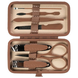 طقم مانيكير 7 قطع جرين لايون – كاكي Green Lion 7 Piece Manicure Set – Kakhi