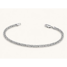 سوار رجالي من الفضة الايطاليه Men’s Bracelet in Italian 925 Sterling Silver.