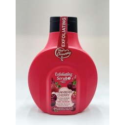 جل تقشير الجسم بالفراولة 500 مل Strawberry Body Scrub Gel 500ml