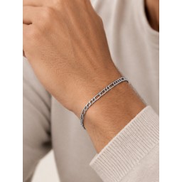 سوار رجالي من الفضة الايطاليه Men’s Bracelet in Italian 925 Sterling Silver.