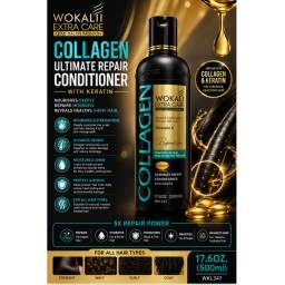 بلسم الشعر الأسود والذهبي 500 مل Black & Gold Hair Conditioner 500ml