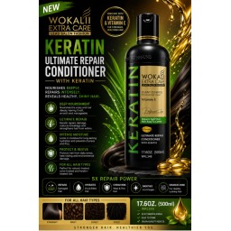 بلسم الشعر الأسود والذهبي (الأخضر) 500 مل Black & Gold Hair Conditioner (Green) 500ml